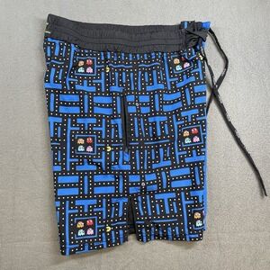 Pac-Man Barbell Voodoo Fight‎ Shorts Training MMA Gym Blue Black Men S